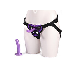  Tantus Bend Over Unisex Beginner Strap On-Harness Kit with 2 Silicone Dildos  
